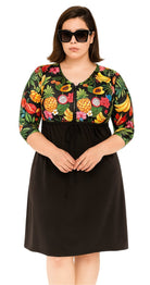 Summer Fruit A - Line Swim Dress - Bare Essentials