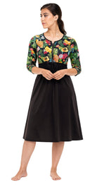 Summer Fruit A - Line Swim Dress - Bare Essentials