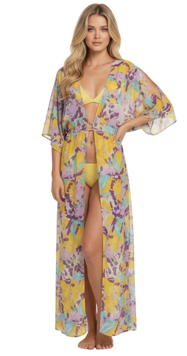 Sunshine Bloom Maxi Kaftan Cover - Up - Bare Essentials