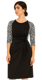 Tiger Print Sleeved Swimsuits - Bare Essentials