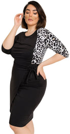 Tiger Print Sleeved Swimsuits - Bare Essentials