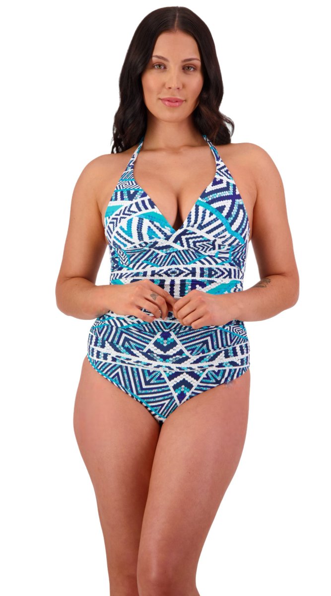 Tribal Geo Wrap Tri Suit - Bare Essentials