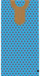 Turathi Bamboo Beach Towel (Blue) - Bare Essentials