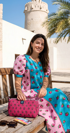 Turathi Quilted Cotton Pouch Set - Bare Essentials