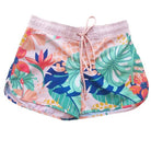 Waves Ladies Shorts - Peach Floral - Bare Essentials