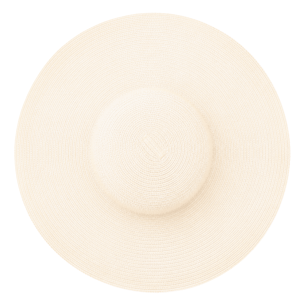 Wide Brim Hat (Cream) - Bare Essentials