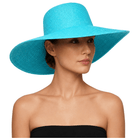 Wide Brim Hat (Turquoise) - Bare Essentials