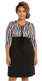 Zebra A - Line Swim Dress - Bare Essentials