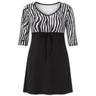 Zebra A - Line Swim Dress - Bare Essentials