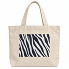 Zebra Print Canvas Bag - Bare Essentials