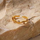Barcelona Leaf Ring - Bare Essentials