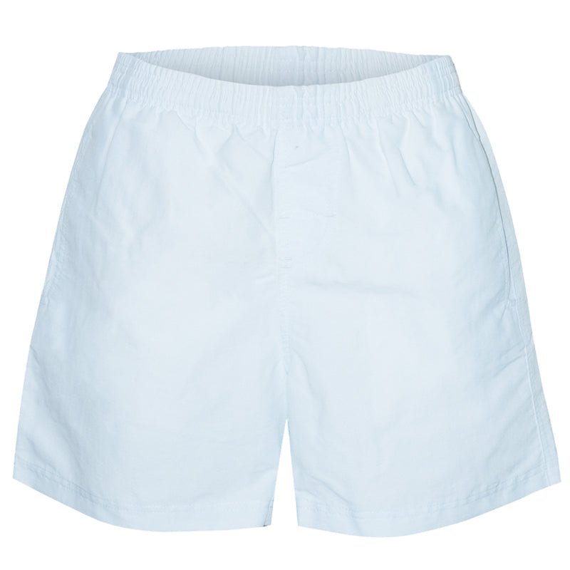 Beau Men's Beach Shorts (White) - Bare Essentials