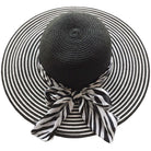 Black Stripe Lace Hat - Bare Essentials