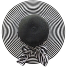 Black Stripe Lace Hat - Bare Essentials