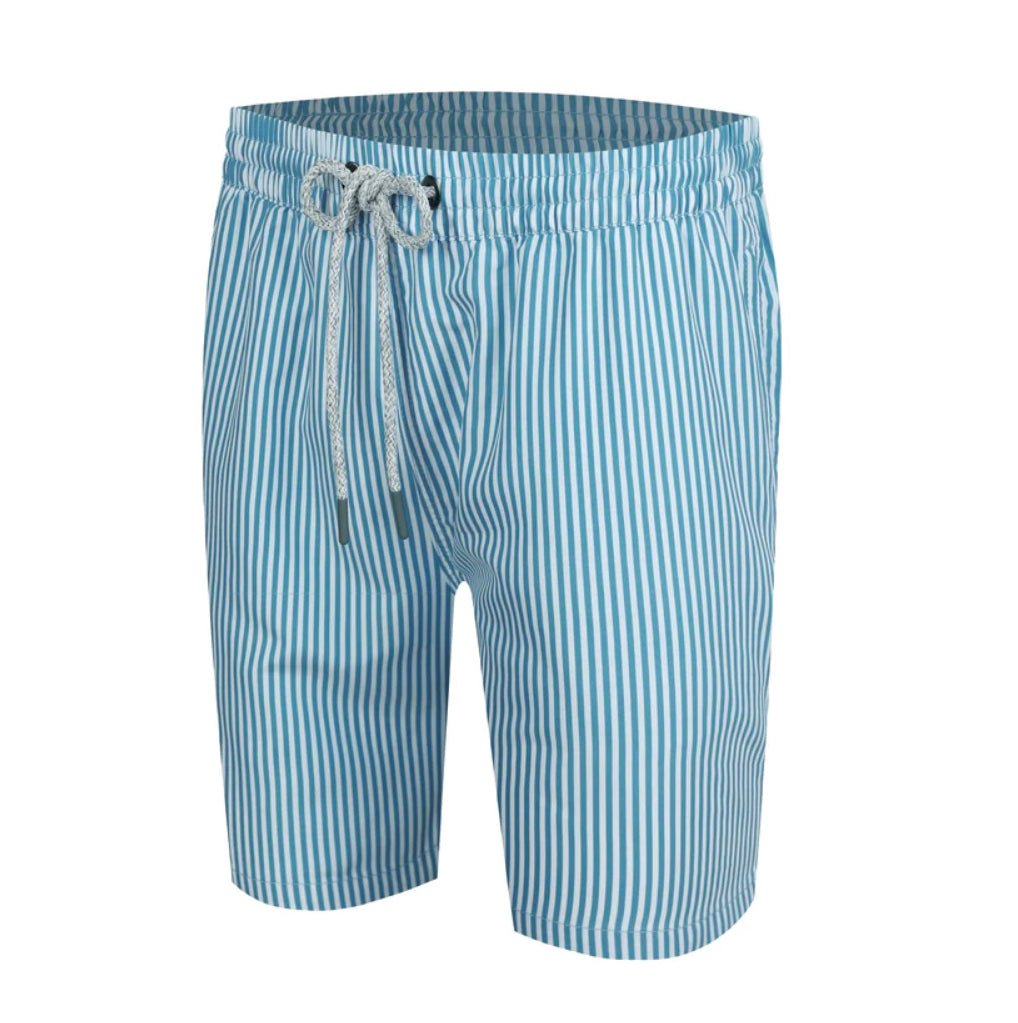 Blue Stripe Men's Boardshorts - Bare Essentials