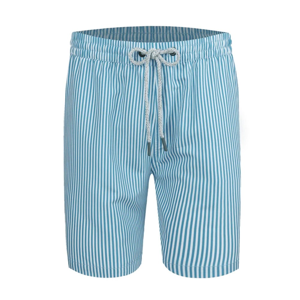 Blue Stripe Men's Boardshorts - Bare Essentials