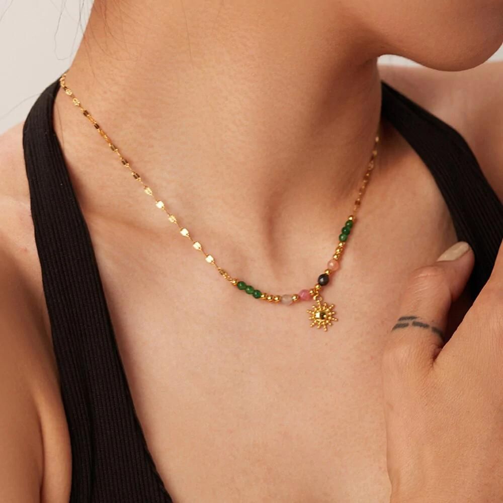 Bucharest Sun Necklace Beach Jewelry Bare Essentials