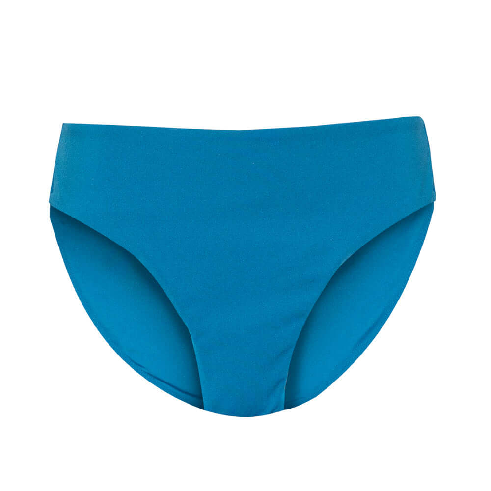 Contours Halter Trim Tankini & Mid Rise Pant (Teal) - Bare Essentials