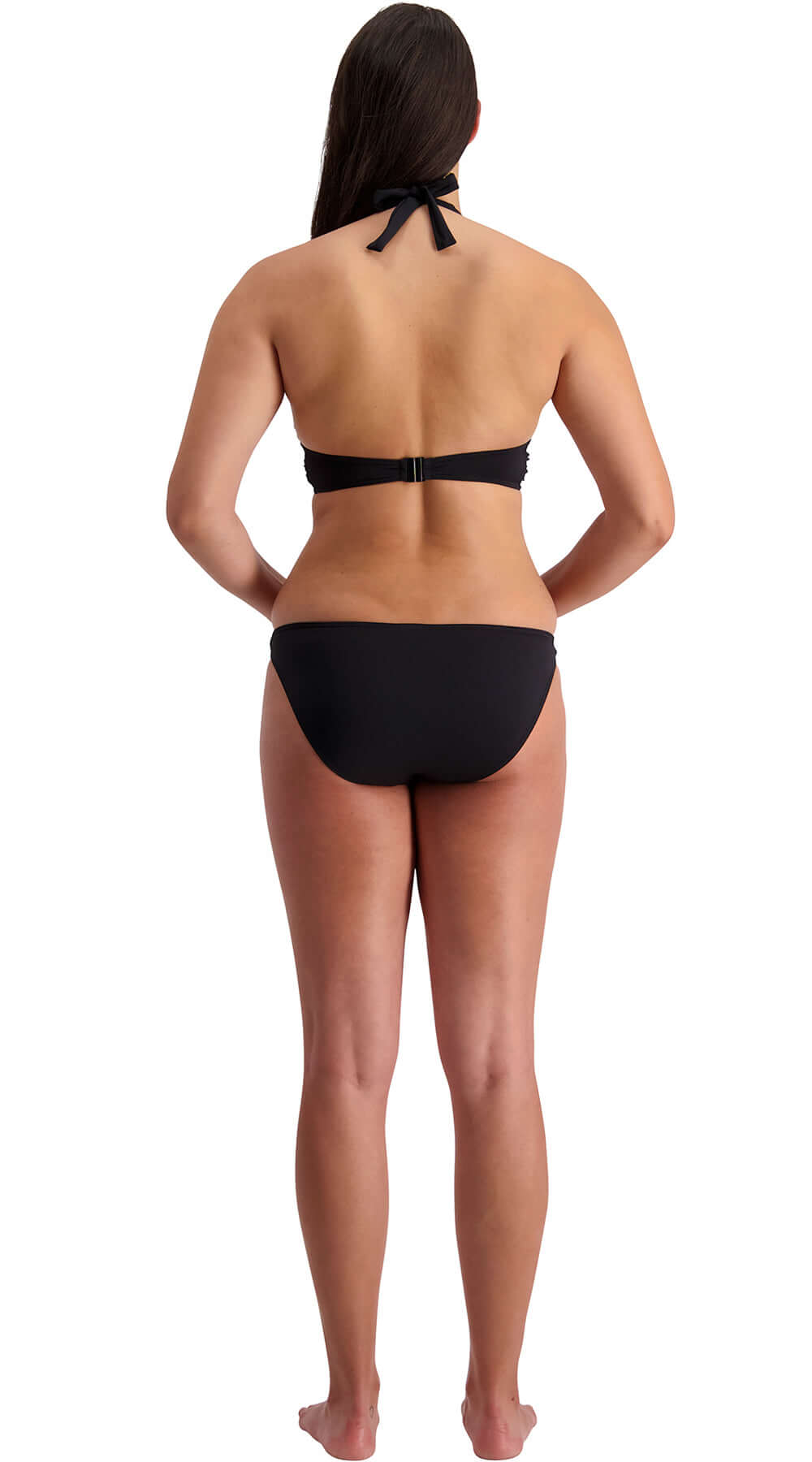 Contours Halter Trim Top & Trim Pant (Black,Teal, Fuchsia) - Bare Essentials