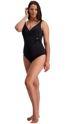 Contours Side Trim Suit Multi-Fit (Blue) - Bare Essentials