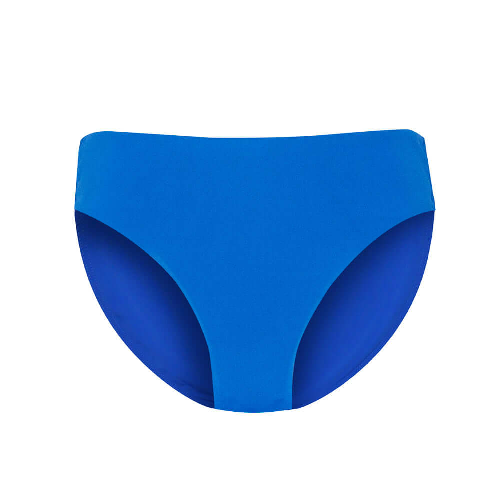 Contours Twist Tankini & Mid-Rise Tummy Control Pant (Blue) - Bare Essentials