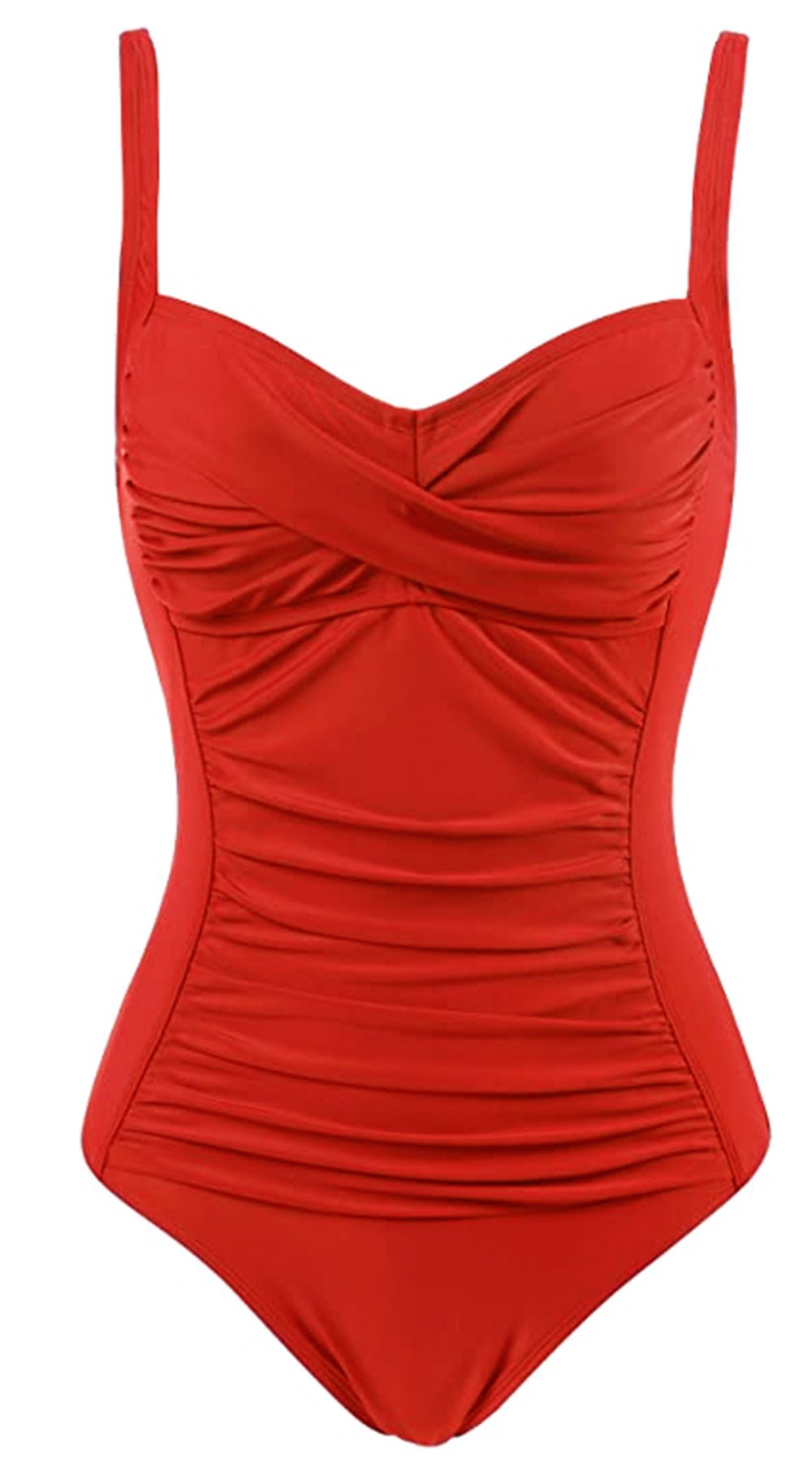 Essentials Basic Twist Suit (Red) - Bare Essentials
One Piece Swimsuits
