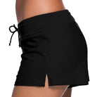Essentials Black Drawstring Swim Shorts - Bare Essentials