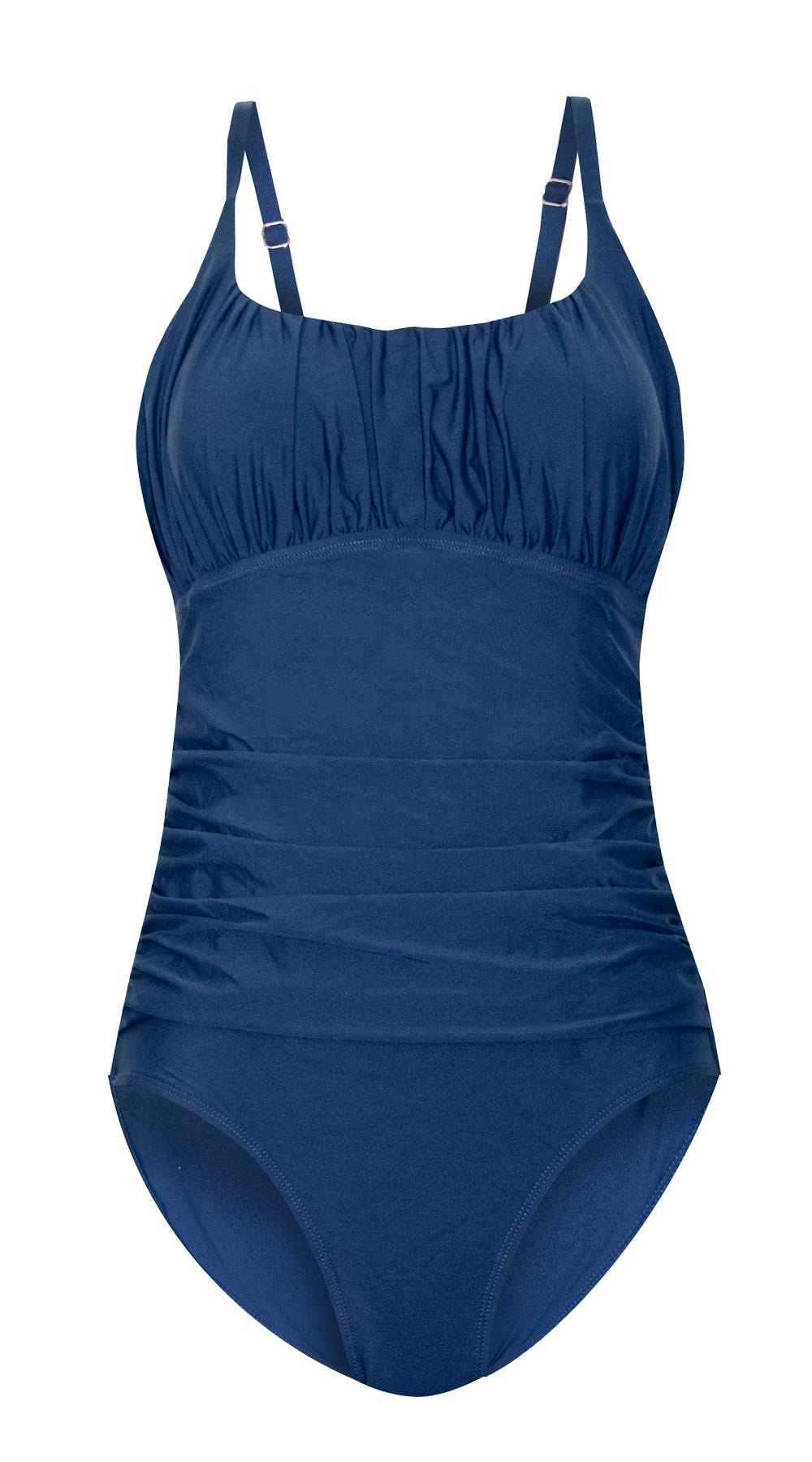 Essentials Ruched Solid Suit (Navy) - Bare Essentials
One Piece Tummy Control Swimsuits