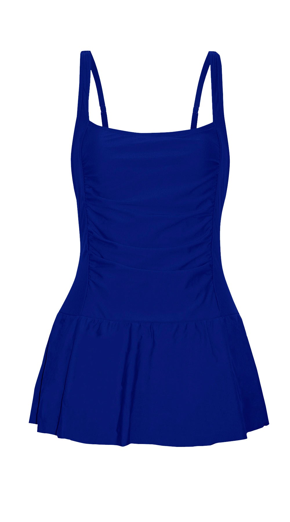Essentials Ruched Swim Dress (Navy) - Bare Essentials
One Piece Skirt Swimsuits