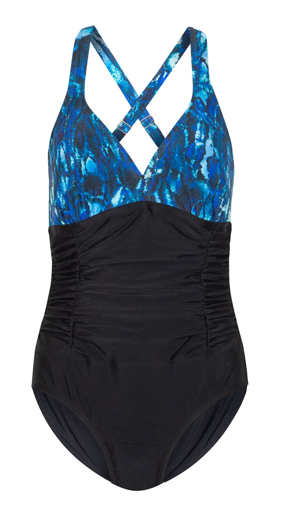 Essentials Ruched X-back Suit - Bare Essentials
One Piece Swimsuits
