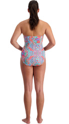 Fancy Palace Tie Neck Bandeau Suit - Bare Essentials