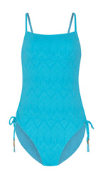Gelato Straight Neck Suit (Turquoise) - Bare Essentials