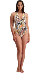 Go Wild Vintage Plunge Suit - Bare Essentials