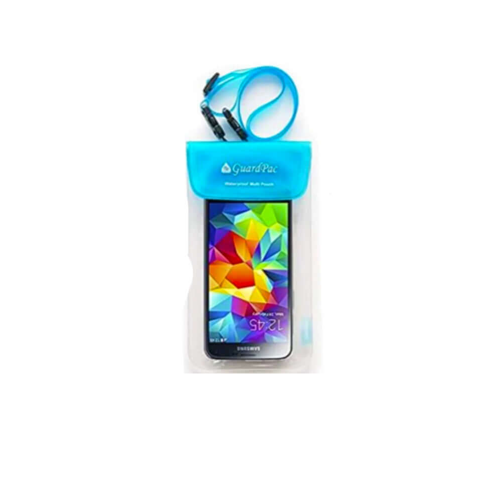 GuardPac Waterproof Smartphone Pouch (Pink, Black & Blue) - Bare Essentials