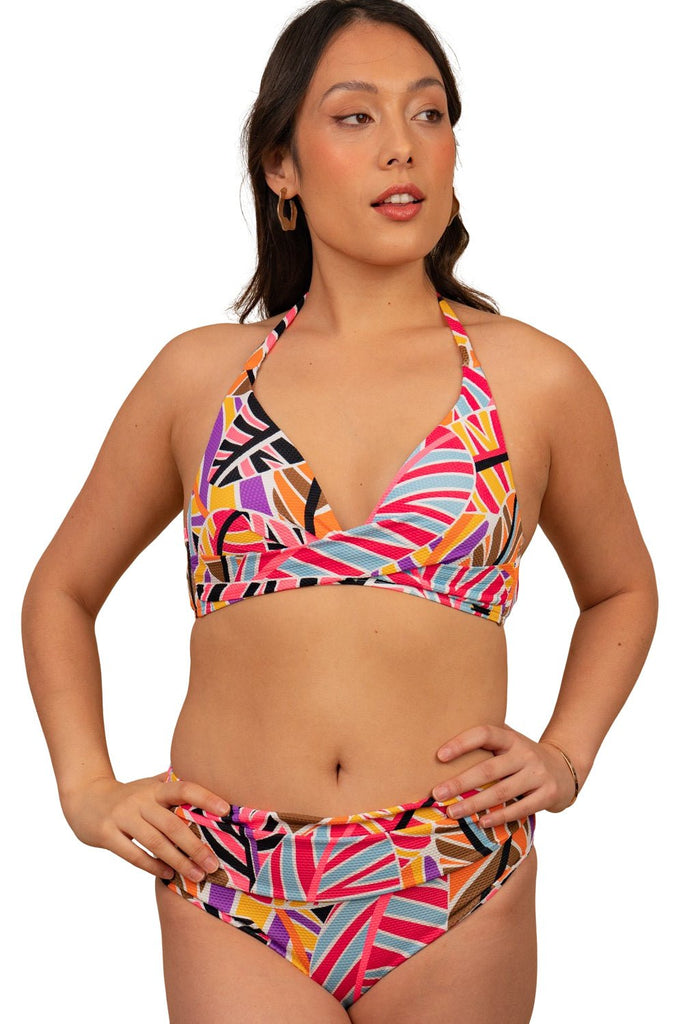 Lana Multi-Fit Wrap Tri Top & High Ruched Front Pant - Bare Essentials
