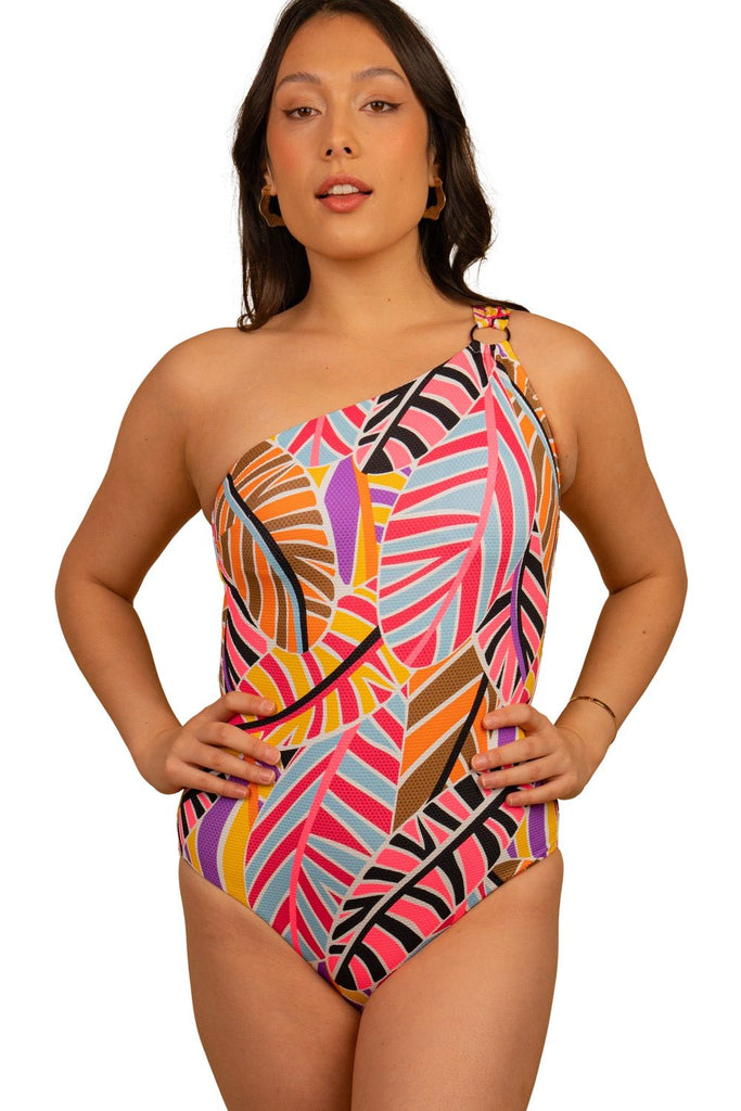 Lana One Shoulder Ring Suit - Bare Essentials