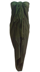 Long Sarong (Olive) - Bare Essentials