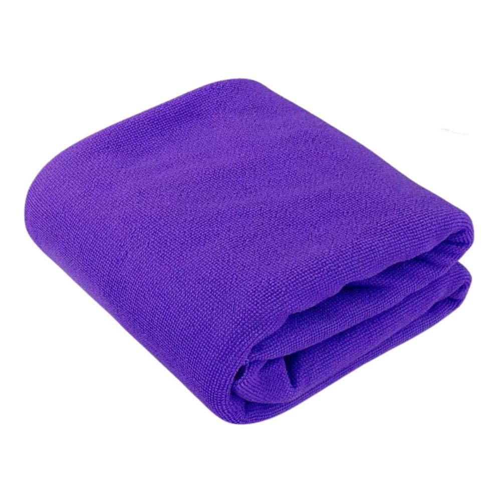 Microfibre Beach Towel (Deep Purple) - Bare Essentials