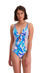 Mix Up Knot Plunge Suit - Bare Essentials