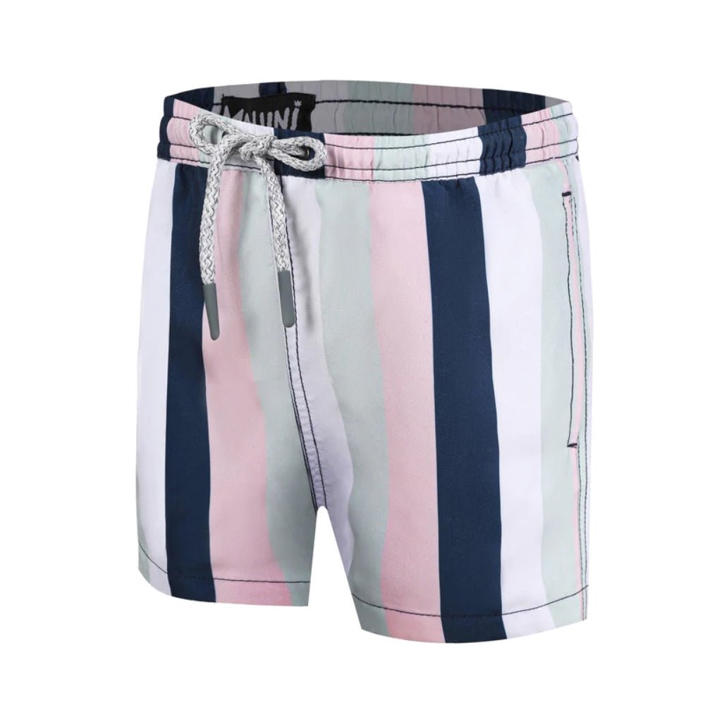 Multi Stripe Boys Swimshorts - Bare Essentials
