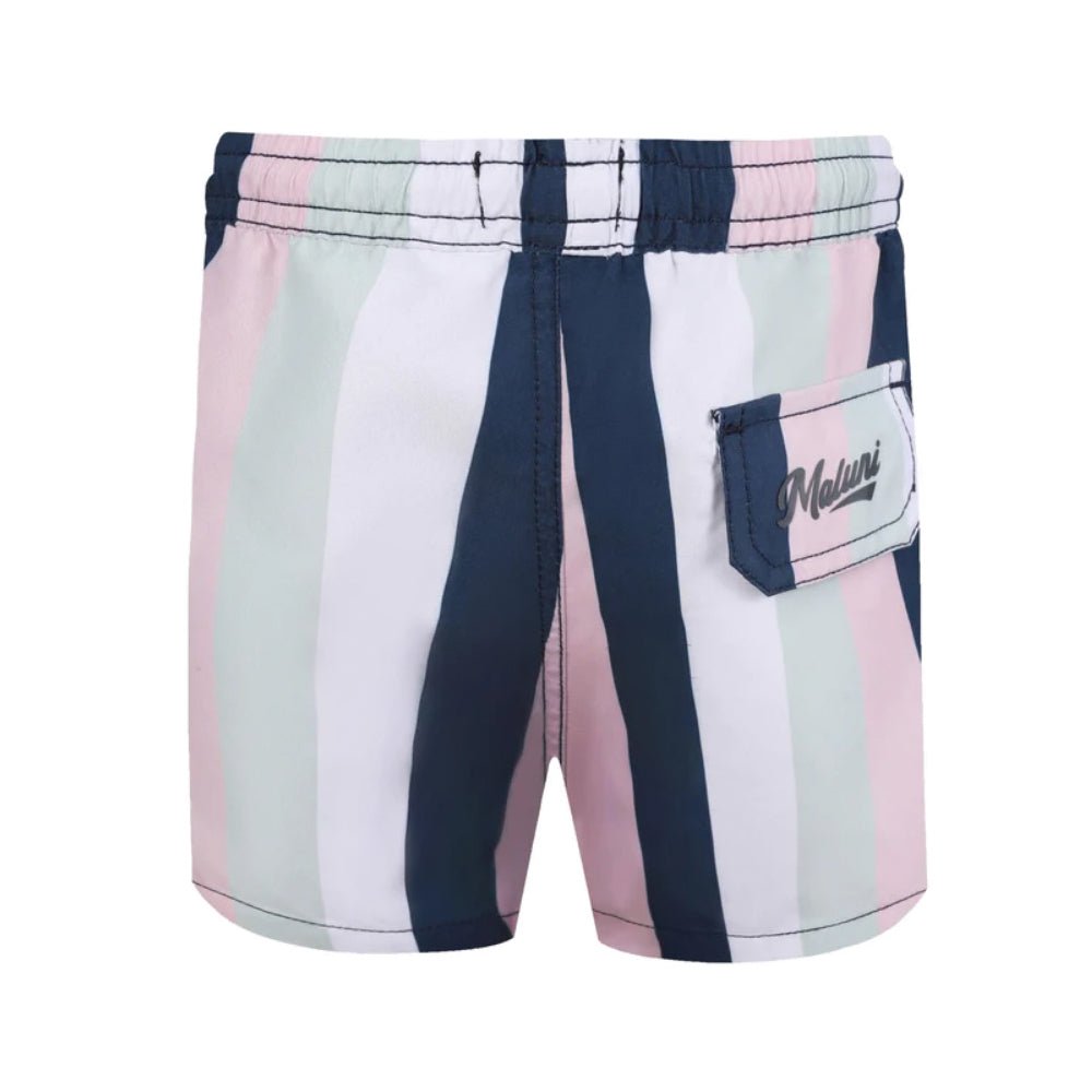 Multi Stripe Boys Swimshorts - Bare Essentials