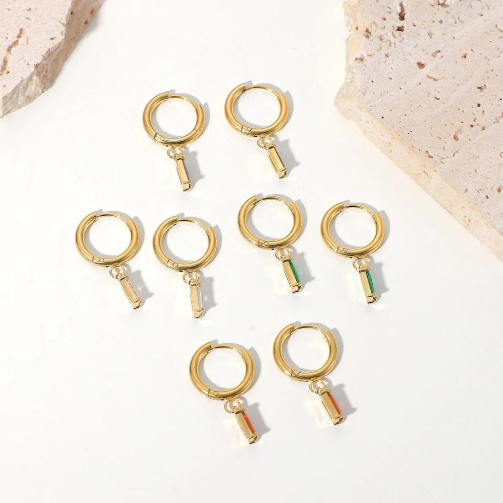 Mykonos Pendant Hoops - Bare Essentials