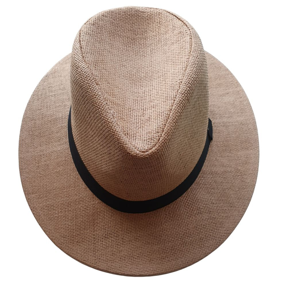 Panama Style Hat (Brown) - Bare Essentials