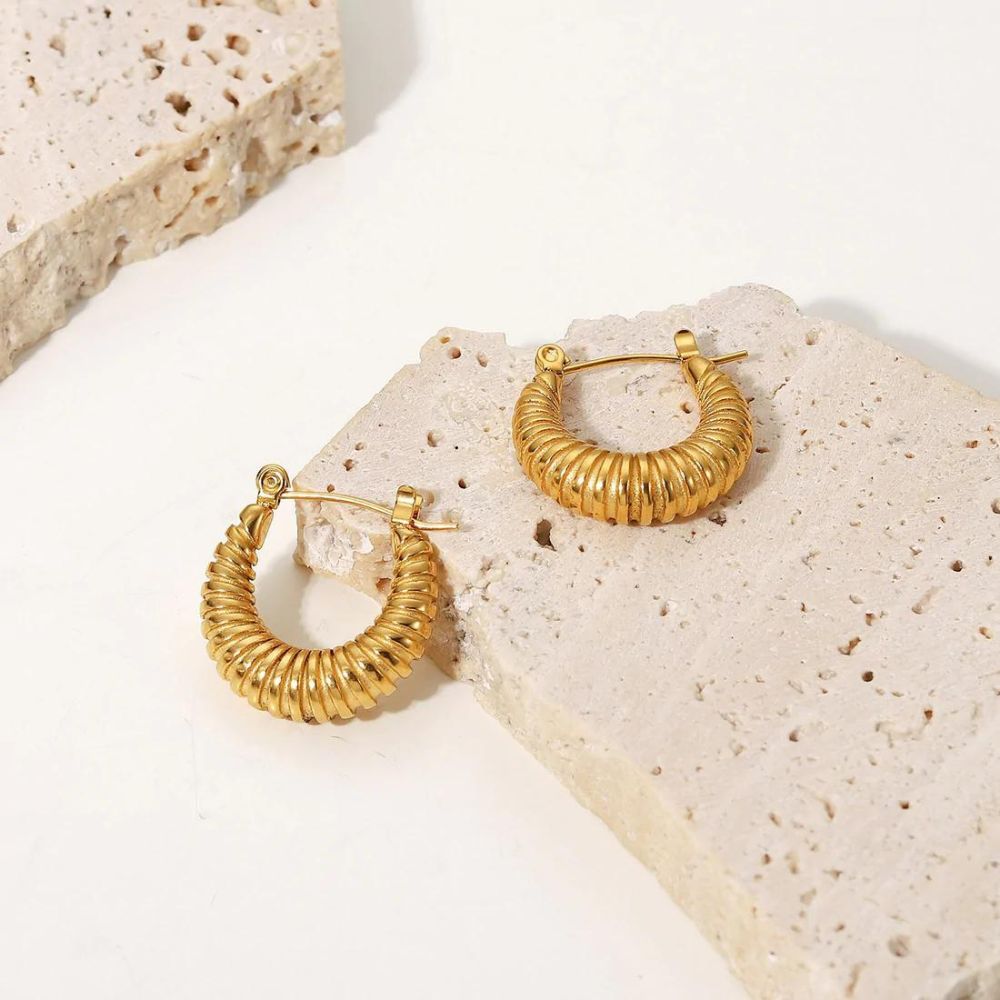 Paris Croissant Hoops - Bare Essentials