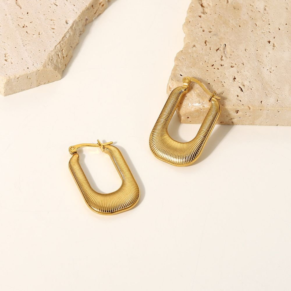 Paris Square Hoops - Bare Essentials