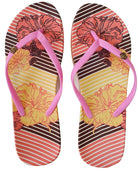 Pink Hibiscus Flip Flops - Bare Essentials