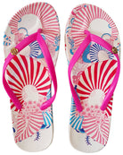 Pink Swirl Flip Flops - Bare Essentials
