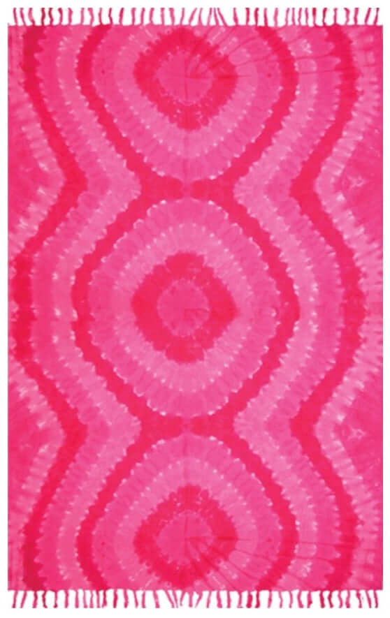 Pink Tie Dye Sarong - Bare Essentials