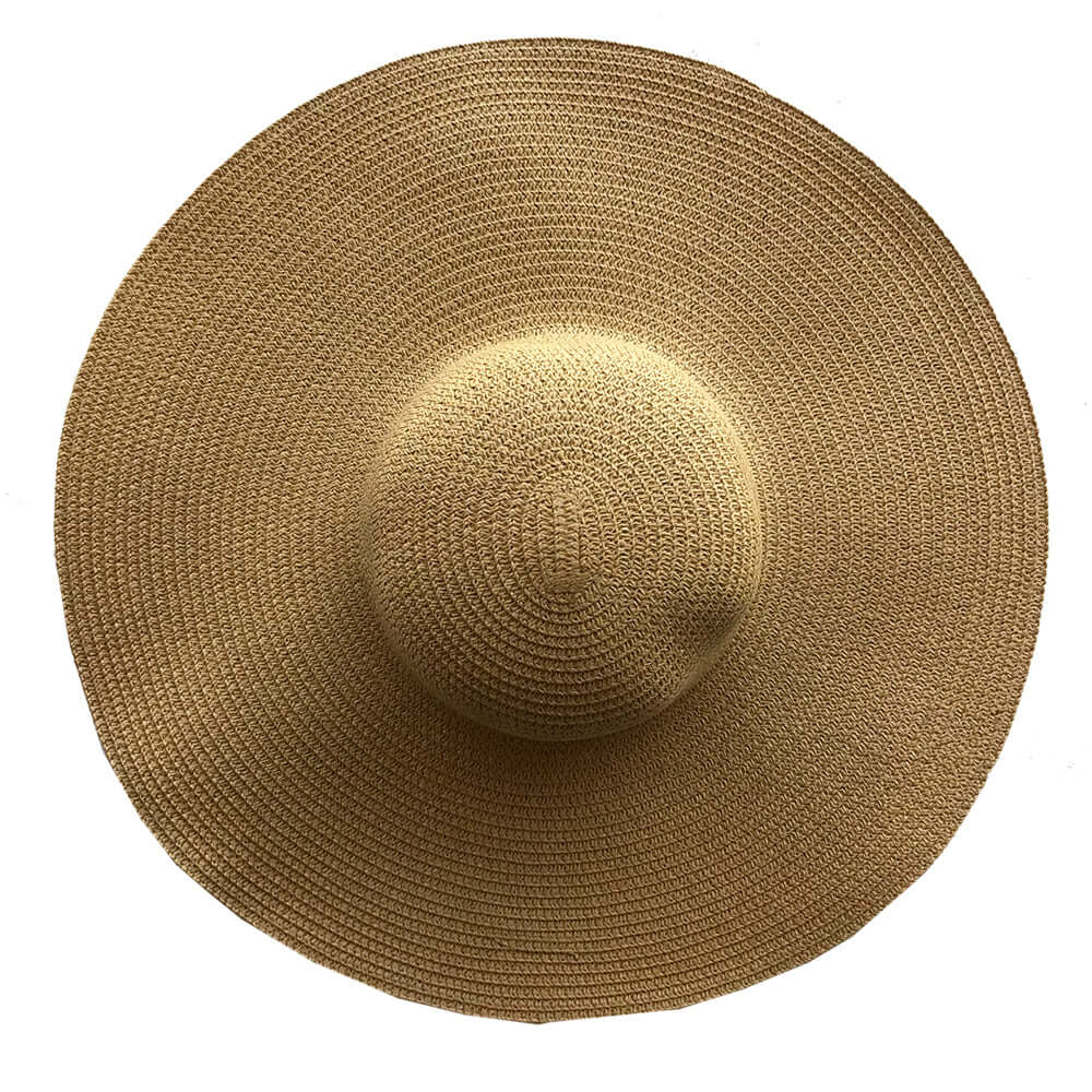 Plain Straw Hat (Brown) - Bare Essentials