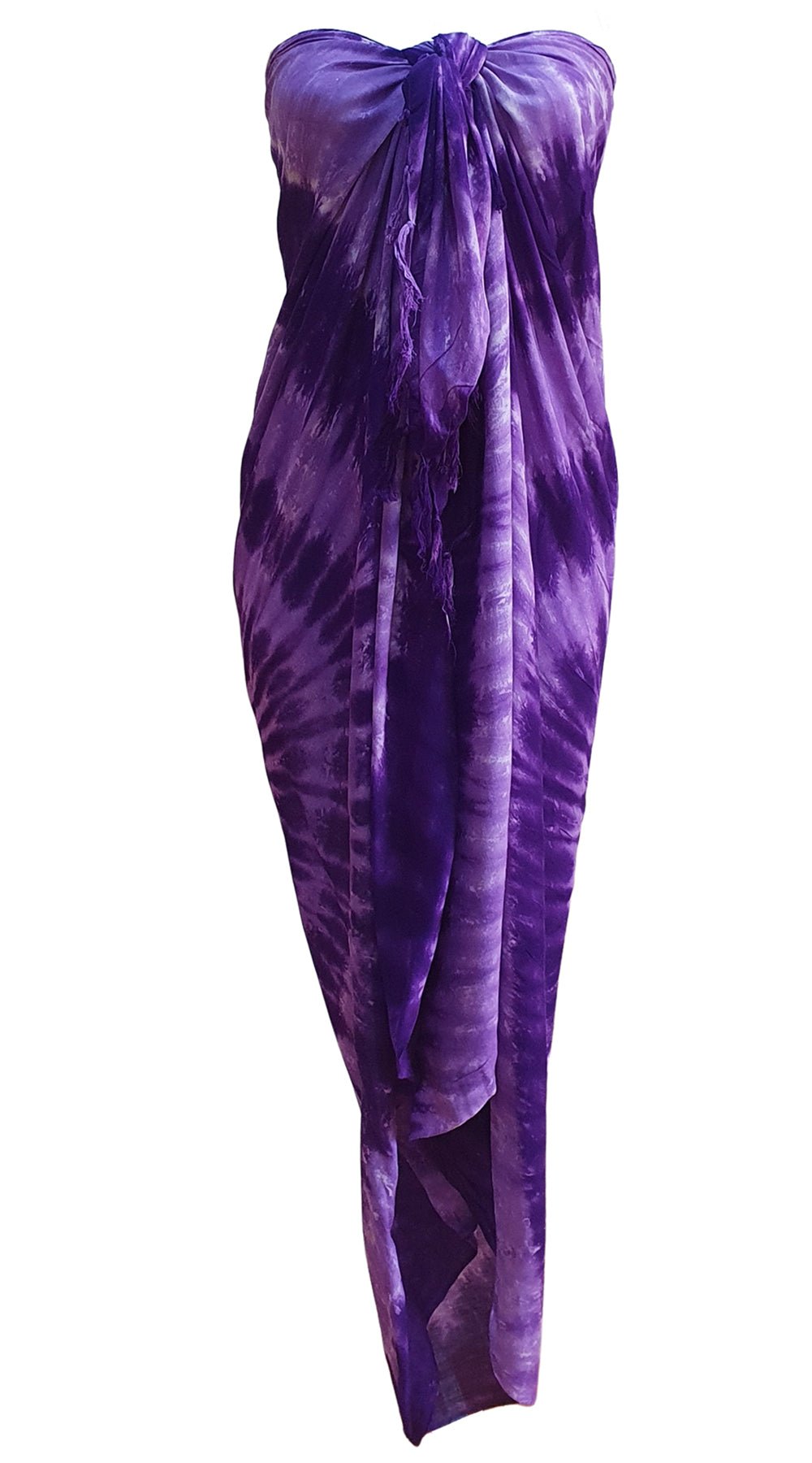 Purple Tie Dye Sarong - Bare Essentials